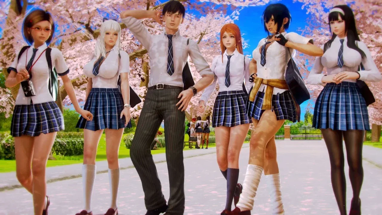 Waifu Academy 校园角色群像